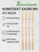 Балясина хв. 50 х 50 х 0,9 (4шт) симметрия