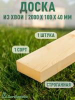 Доска строганная профилированная хвоя 1сорт 40 х 100 х 2,0