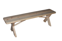 Скамейка без спинки сосна  1800 х 500