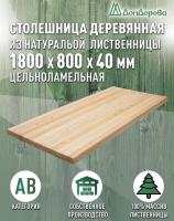 Столешница прямоугольная листв. кат. АВ 1800 х 800 х 40