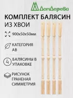 Балясина хв. 50 х 50 х 0,9 (4шт) граненая симметрия