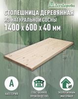 Столешница прямоугольная хв. кат. АВ 1400 х 600 х 40