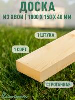 Доска строганная профилированная хвоя 1сорт 40 х150 х 1,0