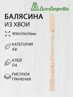 Балясина хв. 50 х 50 х 0,9 граненая