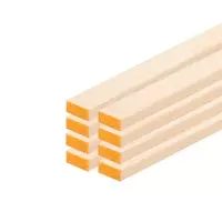 Рейка деревянная строганная хвоя кат. АВ 16 х 30 х 1,8 (8шт)