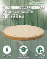 Столешница круглая хв. кат. АВ D  700 х 28