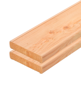 Доска террасная лиственница 28 х 142 х 2,4 (2шт) кат.АВ
