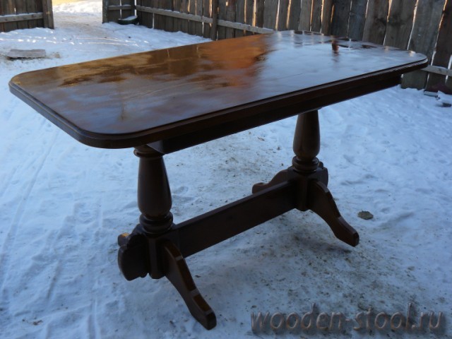 Кухонный стол из дерева своими руками (35 фото): деревянный стол для кухни из массива дерева