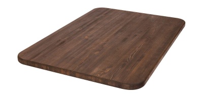 Столешница овальная хв. покрытая маслом цвет орех кат. АВ 2000 х 800 х 40