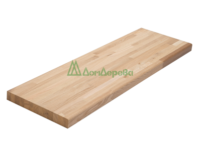 Ступени дуб кат. Рустик сращ 1000 х 300 х 40