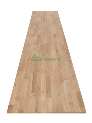 Мебельный щит дуб кат. Рустик сращ.   800 х 400 х 20