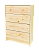Комод ИКЕА РАСТ 4 ящика 62х30х90