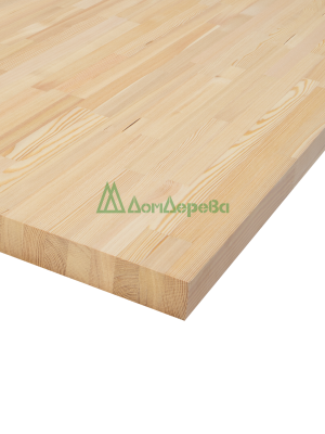 Мебельный щит лиственница кат. Экстра сращ. 1600 х 800 х 40