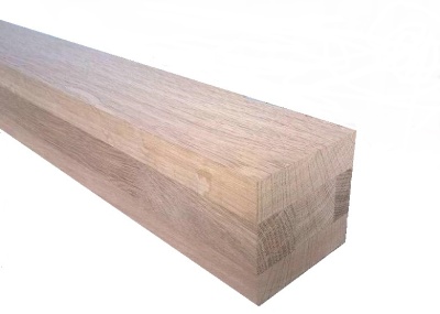 Брус  клееный сращ. дуб  80 х 80 х 4,0 кат.Рустик