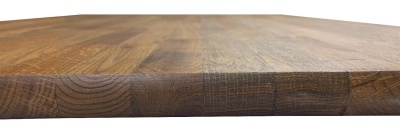 Столешница прямоугольная массив дуба покрытая маслом цвет "темный дуб" 2000 х 1000 х 25