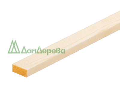 Рейка строганная профилированная хвоя кат. АВ 16-18 х 30-35 х 2.0