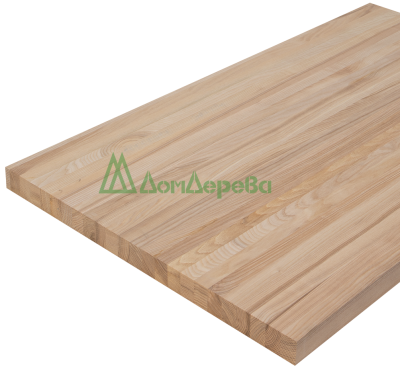 Мебельный щит ясень кат. Экстра цельный 2600 х 600 х 40