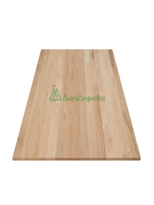 Мебельный щит дуб кат. Рустик цельный 1000 х 400 х 25