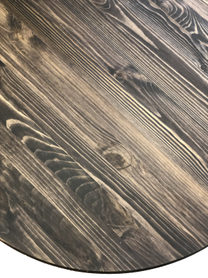 Столешница круглая хв.покрытая маслом цвет орех кат. АВ D  400 х 28