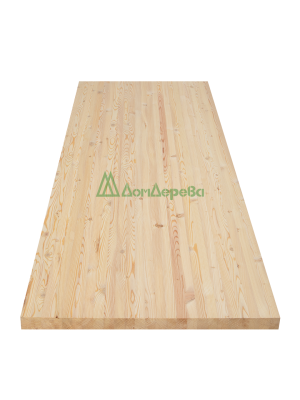 Мебельный щит лиственница кат. АВ 1500 х 800 х 40