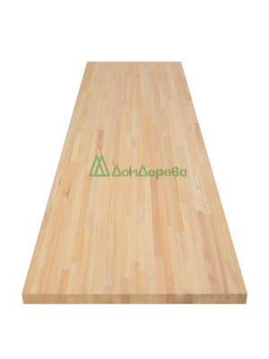 Мебельный щит лиственница кат. Экстра сращ. 1600 х 800 х 40