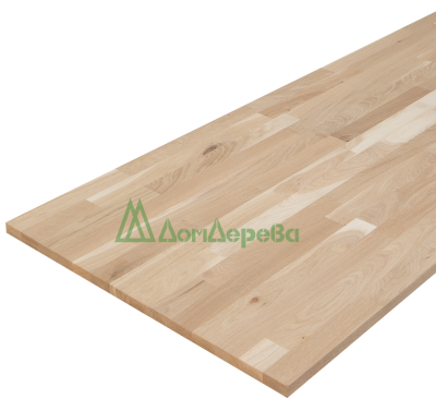 Мебельный щит дуб кат. Рустик сращ.   800 х 300 х 20