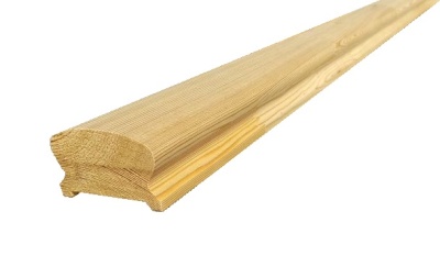 Поручни кат.А клеено-сращ. лиственница 47 х 65 х 4,0