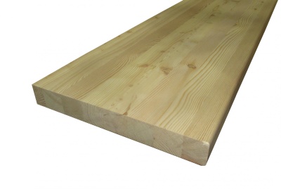 Ступень лиственница кат. АВ 1100 х 300 х 40