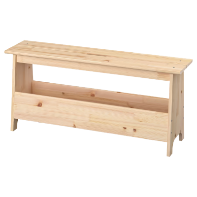 Скамья с отделением для хранения ИКЕА ПЭРЙОХАН 100х28х45