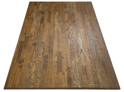 Столешница прямоугольная массив дуба покрытая маслом цвет "темный дуб" 1500 х 600 х 25