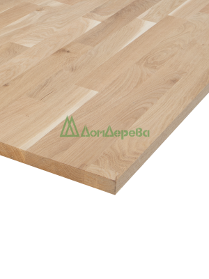Мебельный щит дуб кат. Рустик сращ. 1000 х 200 х 20
