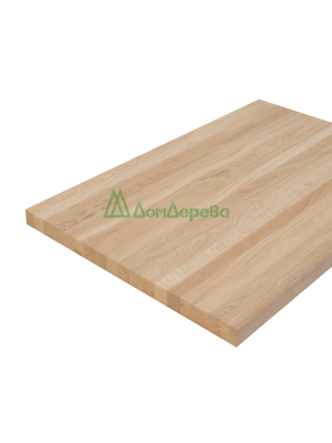 Мебельный щит дуб кат. Экстра цельный 2800 х 600 х 40
