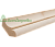 Плинтус липа 45 х 1,2 (5шт) экстра
