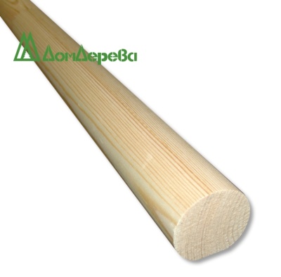 Поручни хвоя кат. Экстра сращ. 50 х 50 х 4,0 круглый